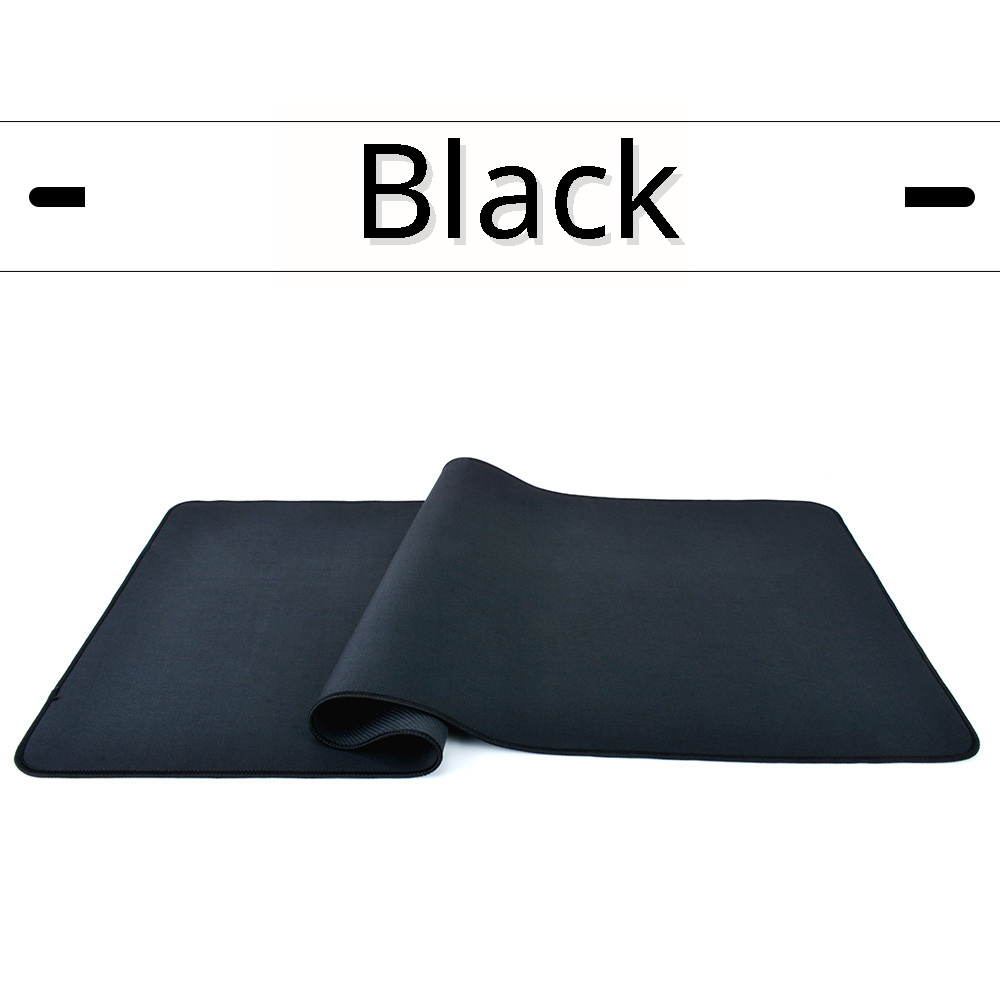 Gamer Mousepad Anti-slip Natural Rubber Desk Mat Mouse Mat Locking Edge Play Mat of Computer Keyboard Gameing Mouse Pad 4 Color: 100x50 cm / WHITE