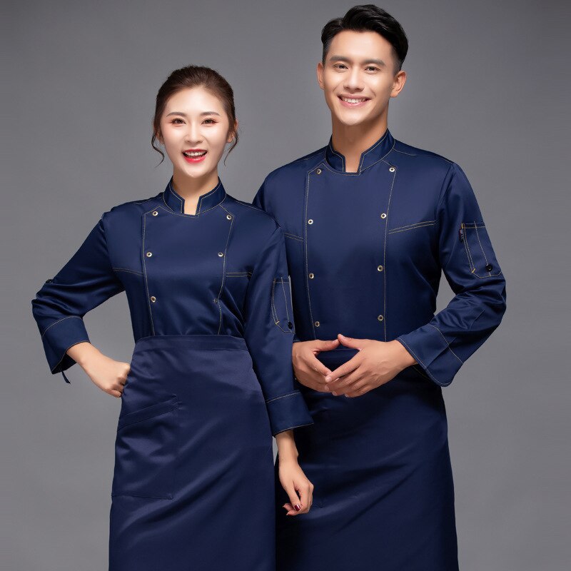 Et vêtements d'hiver pour hommes et femmes western restaurant cuisine salle à manger boulangerie pâtissier dessert travail vêtements