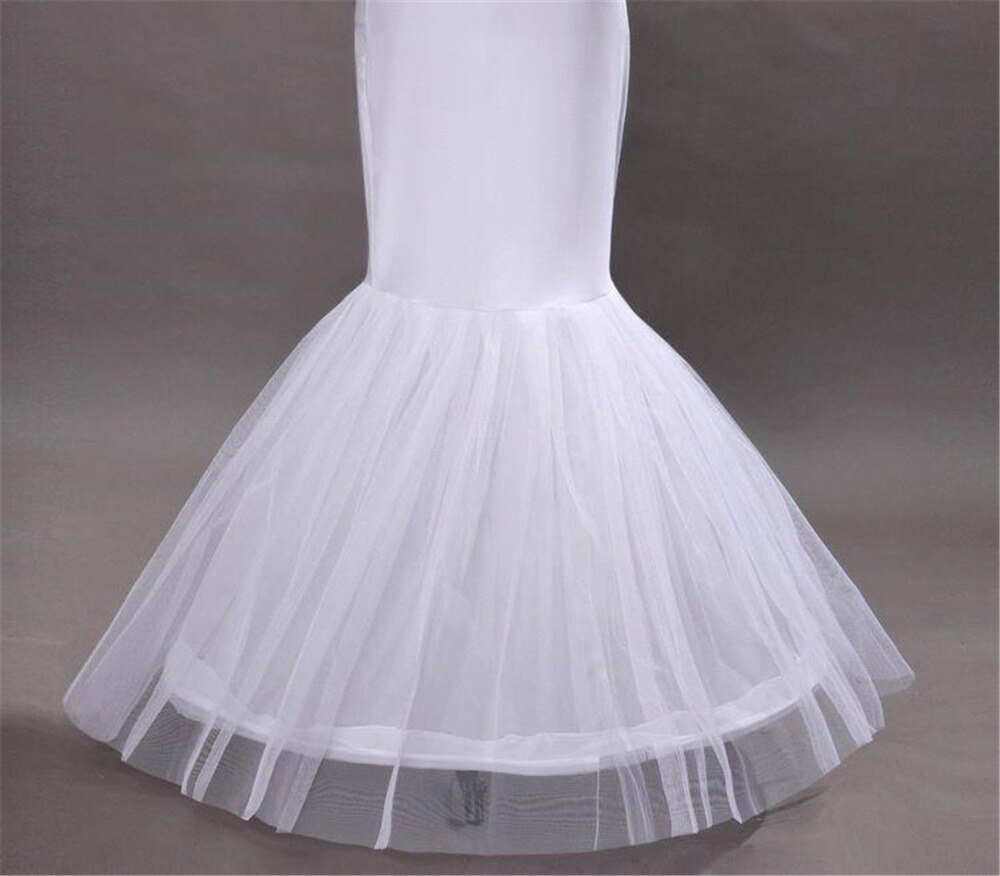 1 Hoop Long Wedding Bridal Petticoat Crinoline Ball Gown Skirt Rockabilly Tutu Underskirt Slips Wedding Accessories Jupon