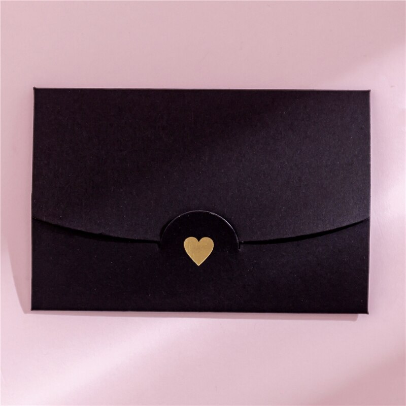 10 pieces/lot Small Greeting Card Name Card Envelope Stamping Love Pearlescent Paper Mini Envelopes Color small envelope: 8