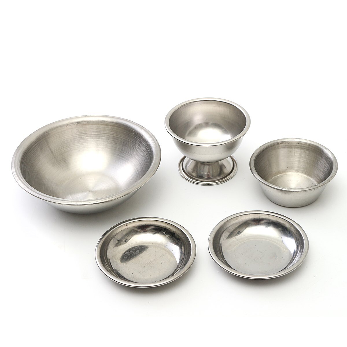 16Pcs Mini Rvs Keuken Model Kid Speelgoed Set Potten Pannen Gerechten Cookware Simulatie Speelhuis Speelgoed Kit