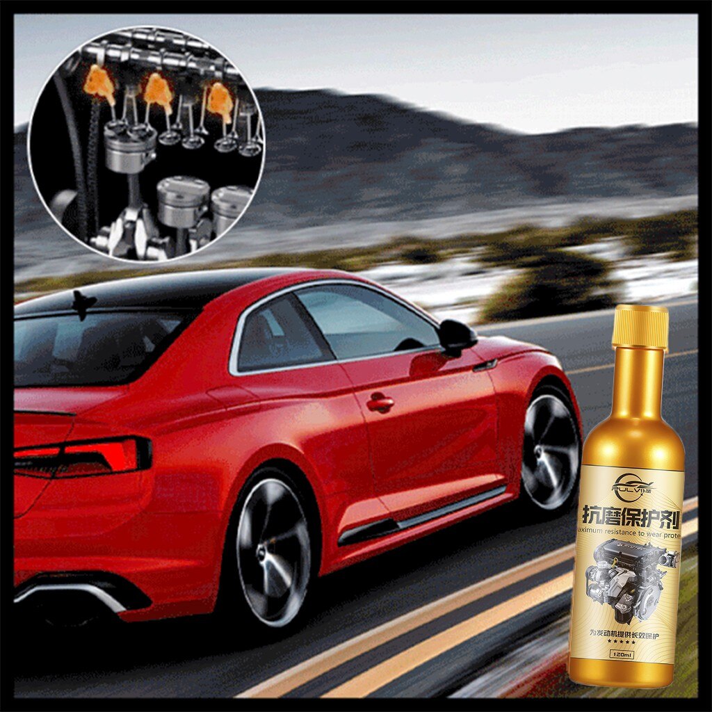 Modificador de fricción automotriz de 120mL, reduce el calor por fricción de la vibración y el ruido del motor para la caja de cambios del motor, diferencial hidráulico de potencia