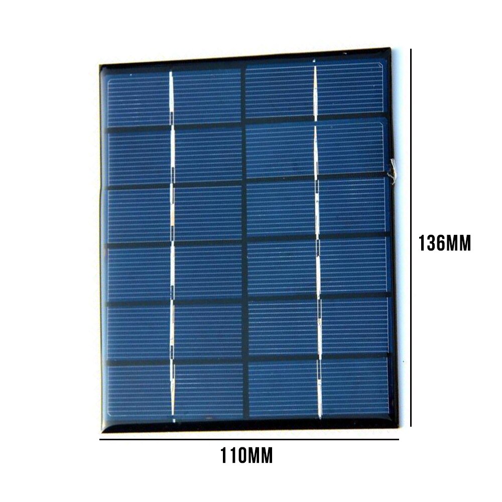 1 Pcs Solar Panel 6V 2W 330mA Cell DIY Battery Charger Mini Solar Panel Module System Cells For Cell Charger Toy LED Light