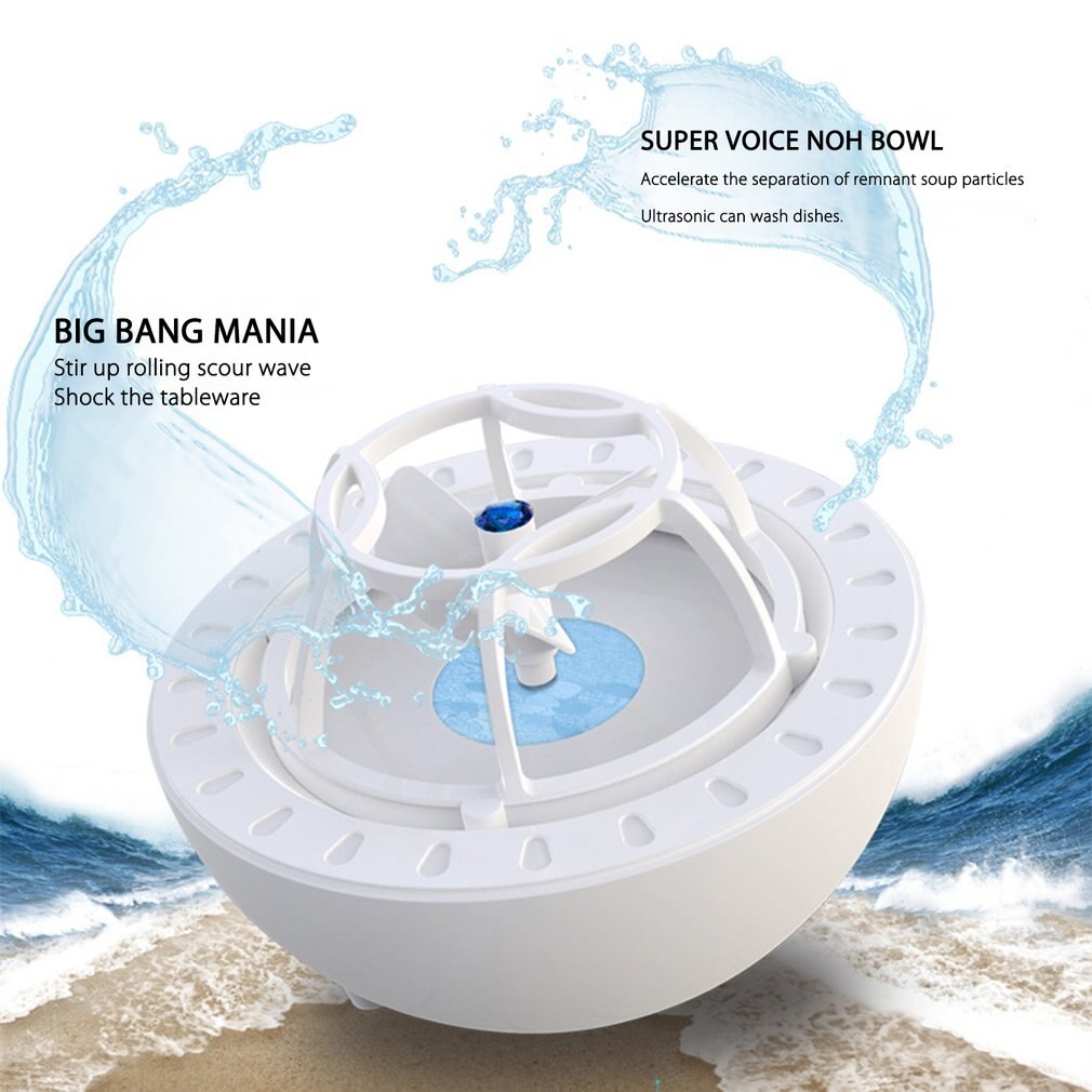 Multifunctional Ultrasonic Mini USB Dishwasher Lazy Portable Kitchen Surf Dishwasher Dishwasher Cleaner Kitchen Accessories
