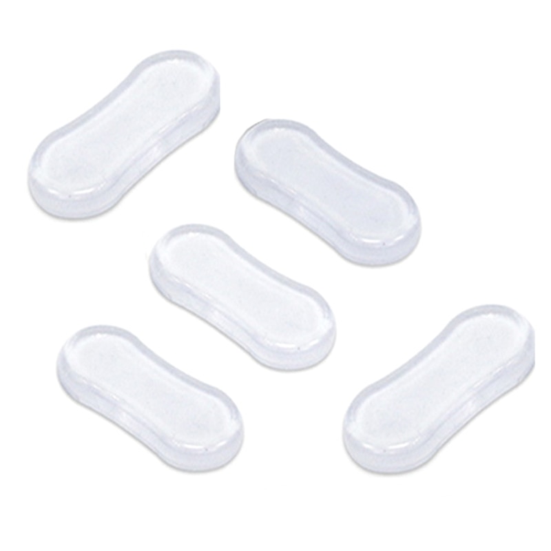 Parachoques de asiento de inodoro de goma y silicona, 5 piezas, 517A