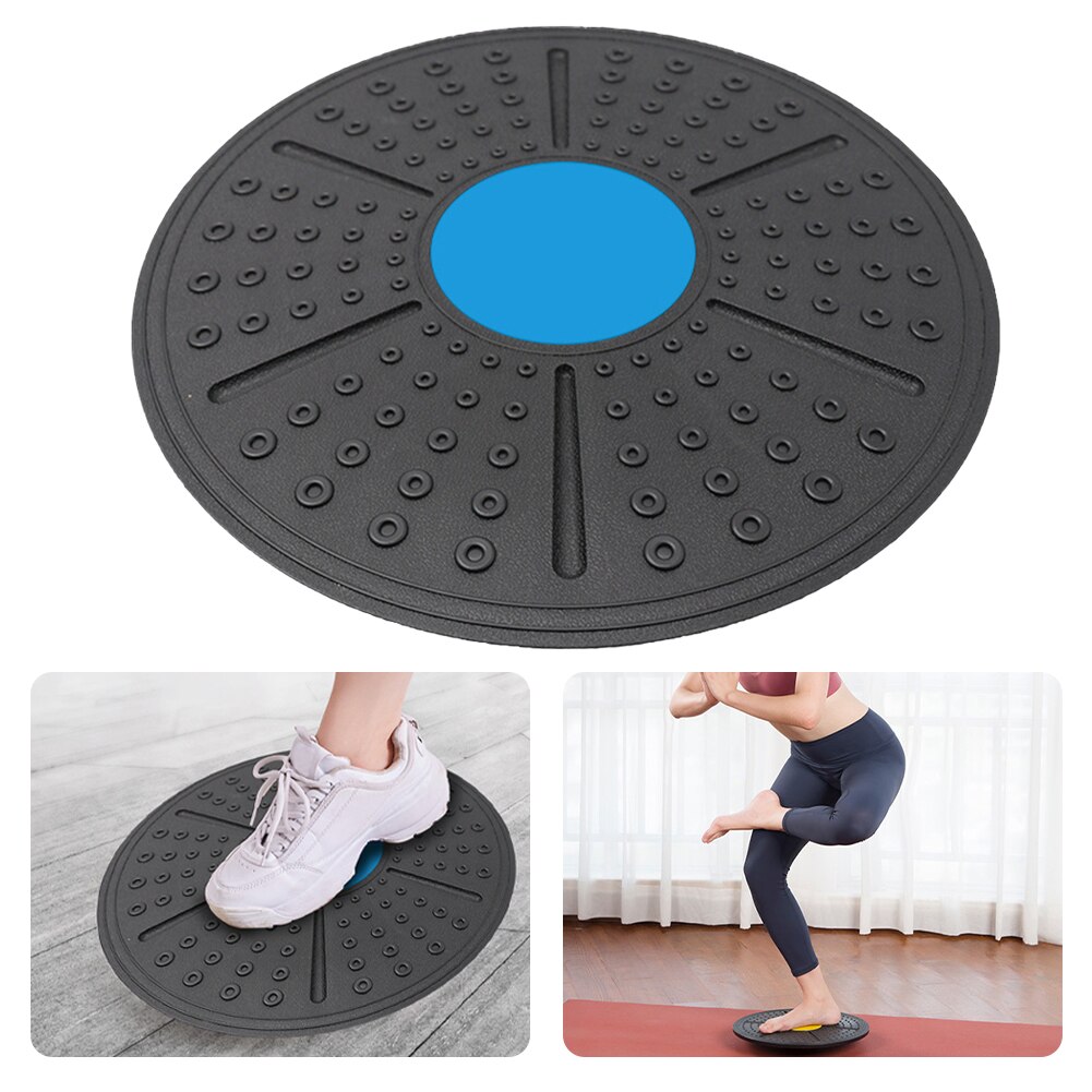 Home Gym Exercise Round Balance Board Non Slip Stability Wobble Physical Therapy For Yoga Fitness Core Strength Sports Equipment