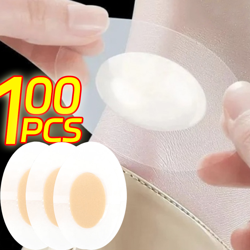 100PCS Schmerzen Relief Gel Ferse Schutz Fuß Patches Klebstoff Blister Pads Hydrokolloid Ferse Liner Schuhe Aufkleber Gips Fuß Pflege