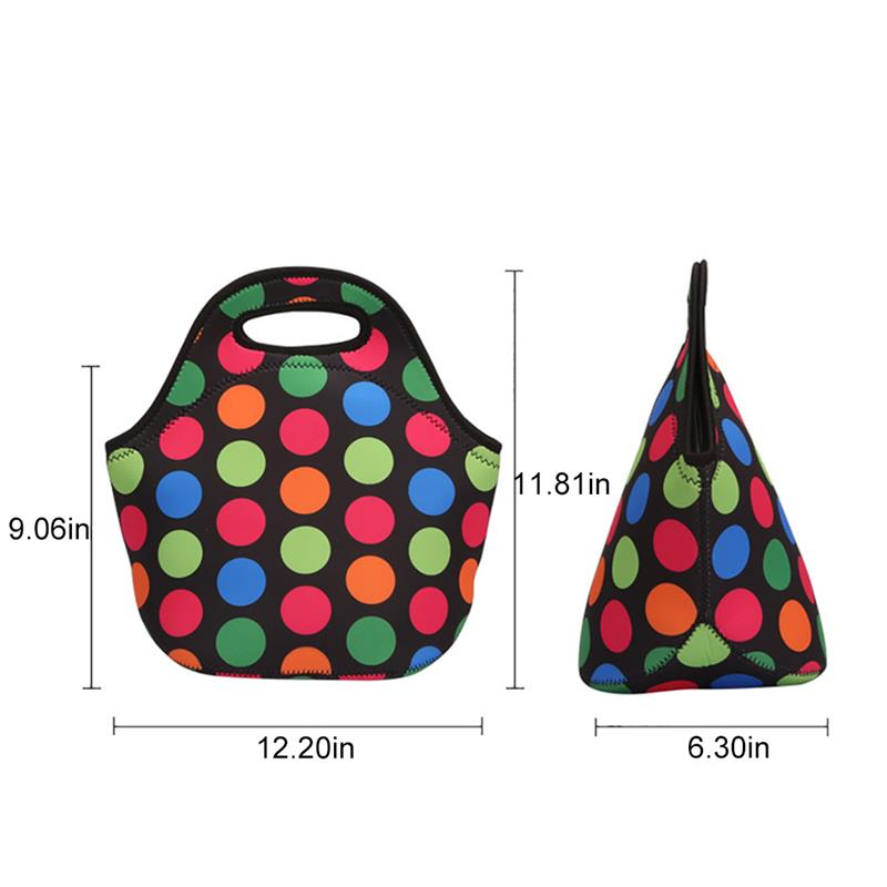 Neopreen Waterdichte Geïsoleerde Thermische Lunch Tas Lunch Koeltas Lunch Tote Container Opslag Houder Voor Vrouwen Kids Mannen