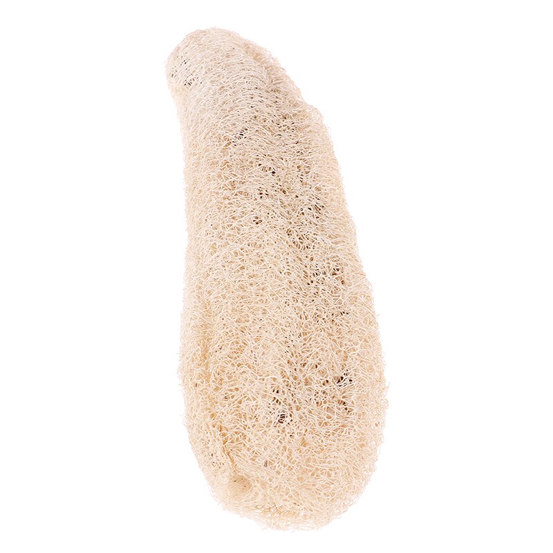 1Pcs Zachte Verse Natuurlijke Loofah Luffa Spons Douche Spa Body Scrubber Peeling Bathing Hoofdmassage Pad Beige