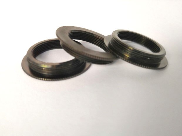 Metal Adapter Ring Mount for Biological Microscope Objective Lens RMS M20.23mm to M25x0.705mm X1 on Digital Camera