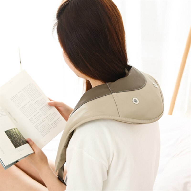 Shawl Massage Electrical Shiatsu Back Neck Shoulder Massager Cape Multifunctional Infrared Heated Kneading Massage Device