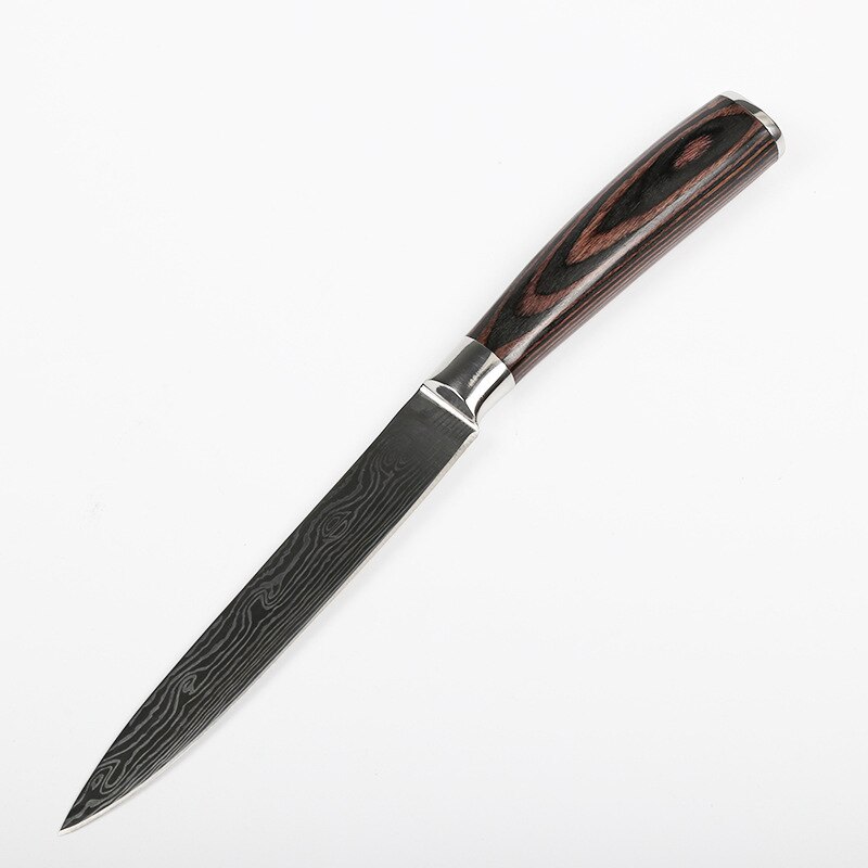 Kitchen Knives set Chef knife Tool High Carbon Stainless Steel Santoku knife Sharp Cleaver Slicing Knife Best Choice for Kitchen: Utility Knife C