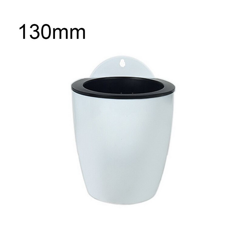 Self Watering Flower Pot Wall Hanging Resin Plastic Planter Durable For Garden Balcony DC156: Medium