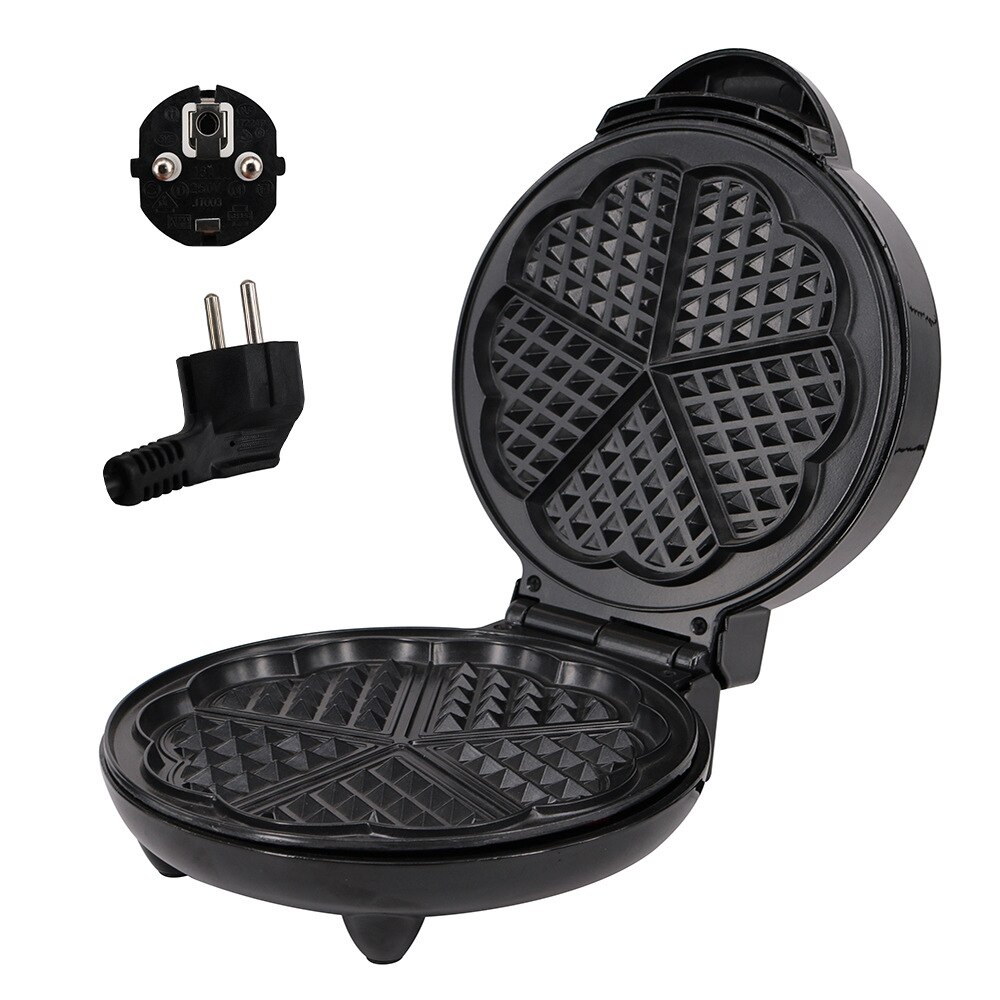 Electric Waffle Maker 1200W EU Plug Waffle Machine for Individual Waffles Breakfast Lunch Snacks Waffle Maker Breakfast Machine: Default Title