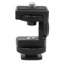 DSLR Camera Field Monitor Mount 1/4" Screw Mini Ball Head Mount 360° Rotation Smartphone Shoe Recorder