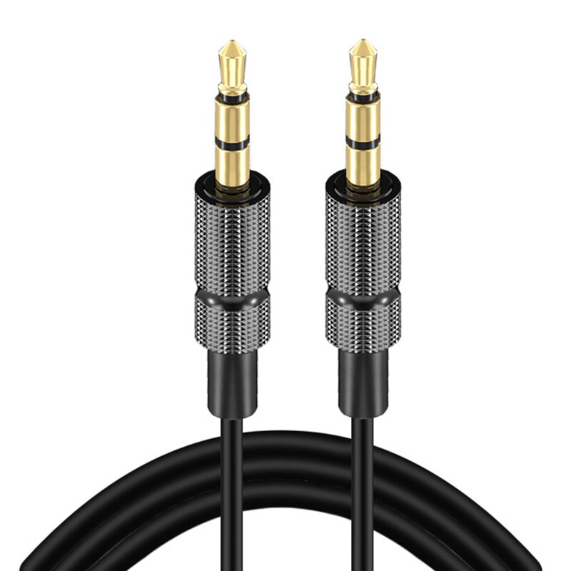 1m/2m/3m 3.5 millimetri Cavo Audio di Estensione Maschio a Femmina Wired Cuffie oro Martinetti-Placcato In Lega di 3.5 Cavo di Estensione Della Cuffia NUOVO: Black / 2m