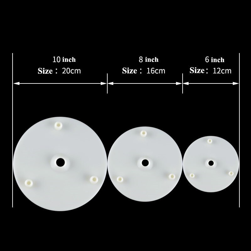 Multi-Layer Cake Ondersteuning Stro Frame Stands Mold Ronde Ondersteuning Spacer Stapelen Beugel Keuken Diy Cake Decor Pastry Tool