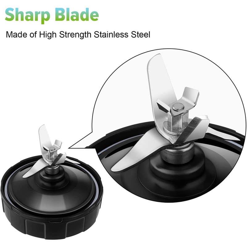 6 płetwy ostrze blendera części zamienne robić Nutri Ninja 1000W automatyczny-iq BL480D BL480 BL480-70 BL480W-70 BL481-70 BL482-70