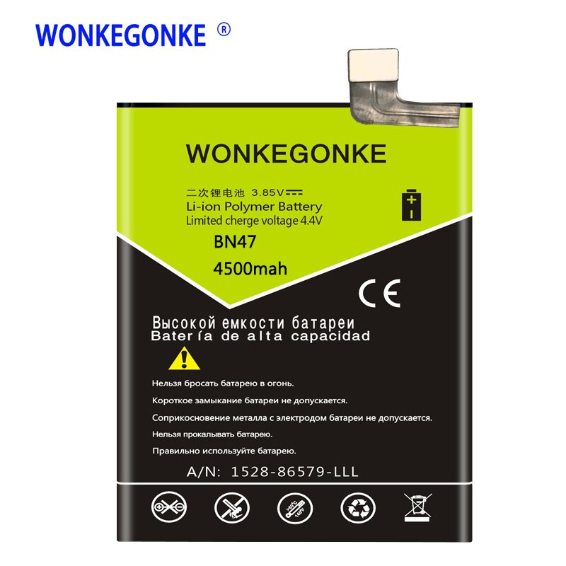 WONKEGONKE BN47 voor xiaomi BN 47 Batterijen Bateria