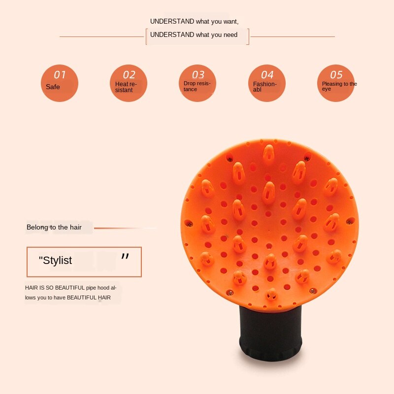 Travel Size Universal Hair Care Blow Diffuser With Finger For Hair Dryer