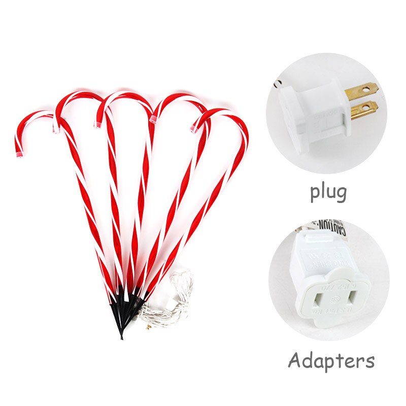 16/22inch Christmas Candy Cane Pathway Lights Year Outdoor Lights Yard Garden Home Decorations Light xmas Lights