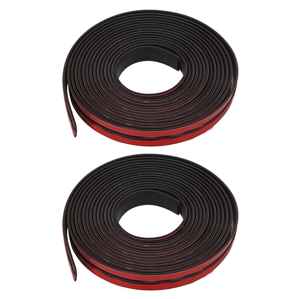 2m Car Door Rubber Strip Tape Waterproof Automotive Windshield Roof Sealing Stickers for Noise Insulation Interior Accessories