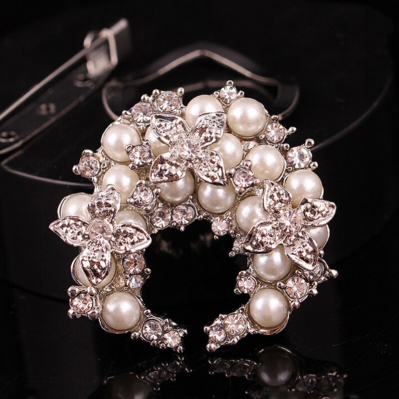 1 Pcs Vrouwen Vlinder Bloem Rhinestone Crystal Sjaals Clip Sjaal Gesp Charmante Vrouwelijke Sieraden Accessoires: 20