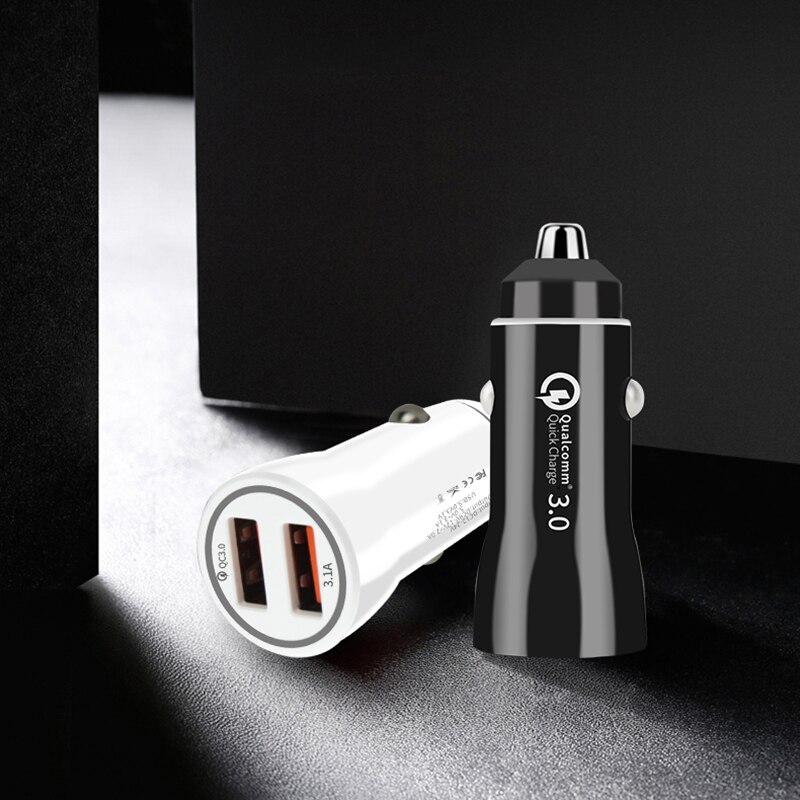 5V Dual Usb Car Charger 3.1A Voor Xiaomi Iphone Auto Samsung Mobiele Telefoon Oplader Auto Telefoon Oplader Auto Accessoires