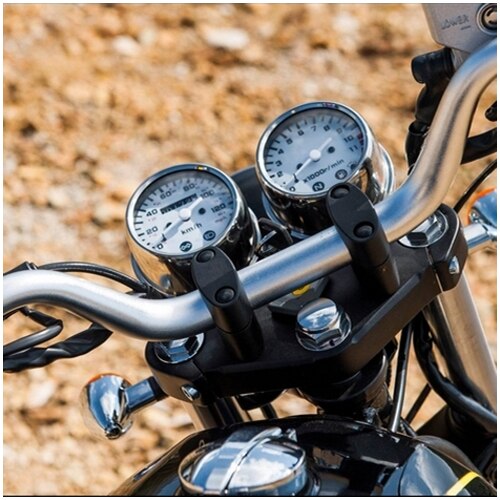 Nowy mechaniczny licznik kilometrów robić motocykla kawiarnia biegacz, uniwersalny retro, wysokiej jakości prędkościomierz i przyrząd robić pomiaru prędkości silnika