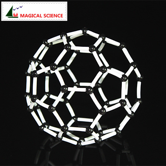 9mm Carbon 60 model C60 crystal structure model for Chemical students