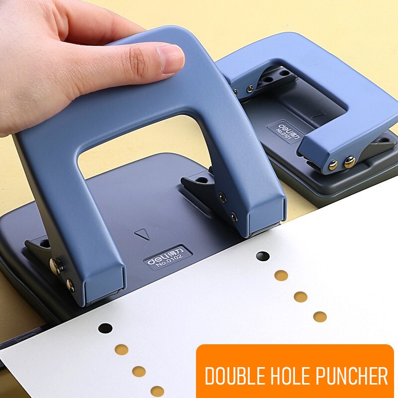 Double Hole Punch Binding Machine Loose Leaflet Small Student Round Hole Ring Hole Manual Document Paper Book Punch Machine