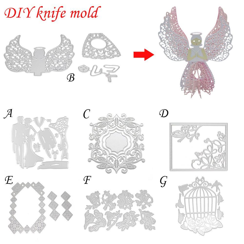 Birthday Greeting Card Album DIY Craft Cutting Dies Carbon Steel DIY Metal Cutting Die Embossing Dies for Wedding