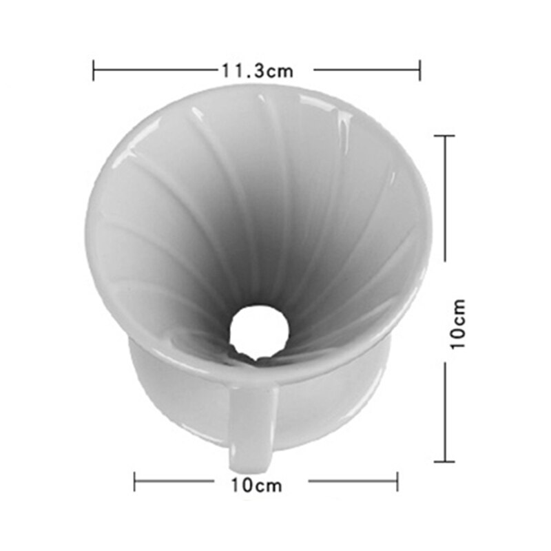 Práctica Boutique Taza de Café de Cerámica taza de café expreso Origami vasos de filtrado V60 embudo goteo filtros para tazas café Accessor