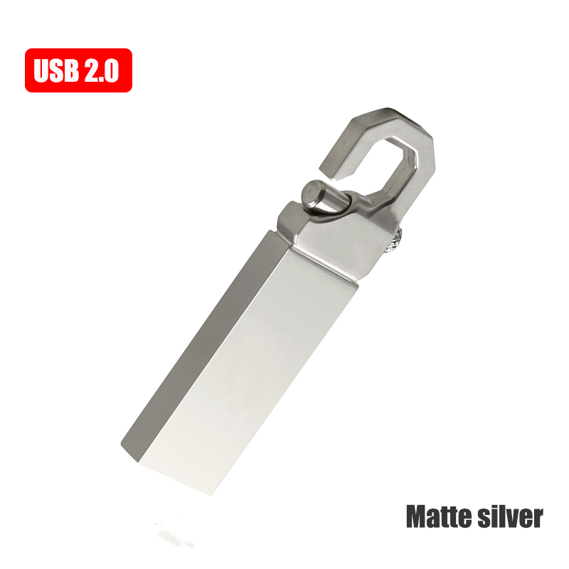 usb 3.0 metal pen drive 8gb 16gb 32gb 64gb usb flash drive flash usb stick disk on key 2.0 memory stick usb 64gb: 64GB / USB 2.0 Matte silver