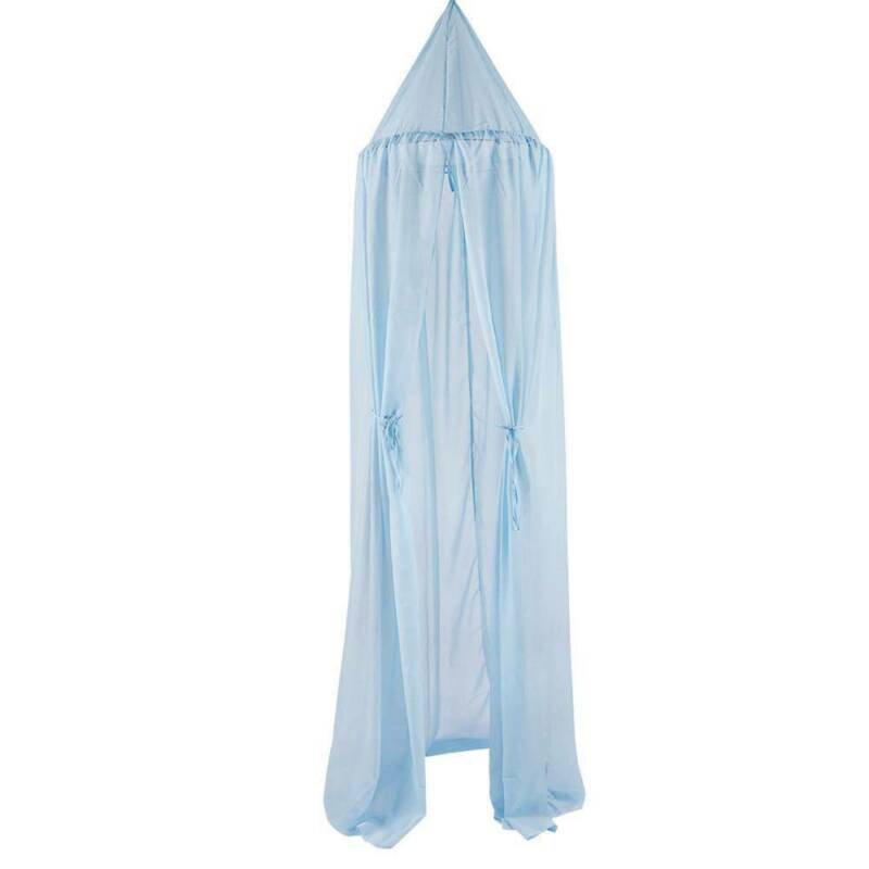 Mosquitera de gasa Para cuna, cortina, tienda de Cama, cúpula, Para dormitorio, dosel, Cama de bebé, mosquitera Para Cama: Azul