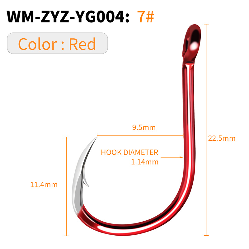 ZYZ 8-35 Teile/beutel rot Angelhaken 16 Größen Scharfe Dreieckige versetzt Haken Spitze Stacheldraht CHINU Haken Kreis Angelhaken angehen: Blau