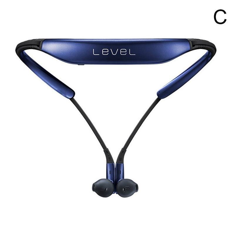 Sem fio bluetooth neckband fone de ouvido para samsung nível u bluetooth bons fones estéreo microfone qualidade som o2w3: C