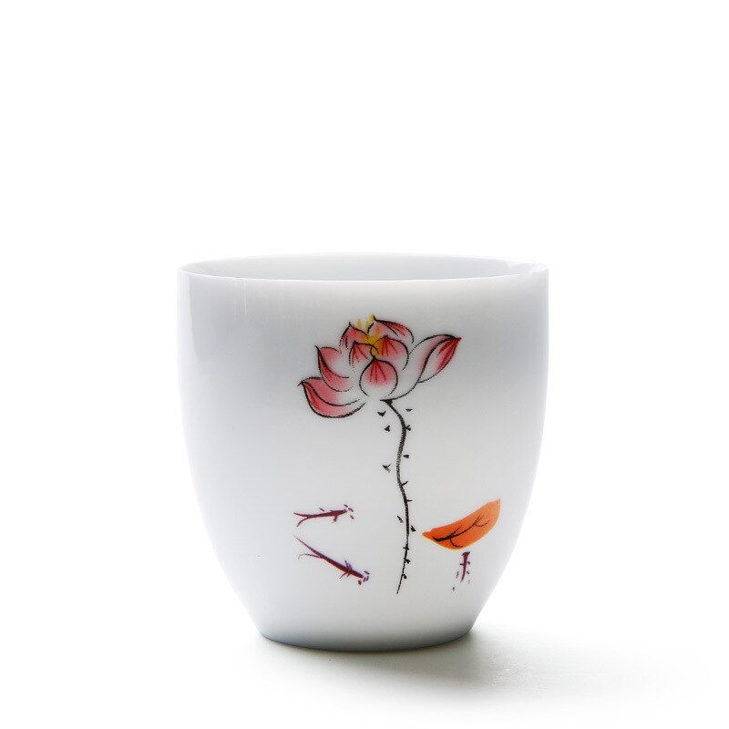 Color changing teacups ceramic tea cups white porcelain large master cup features home hospitality cup