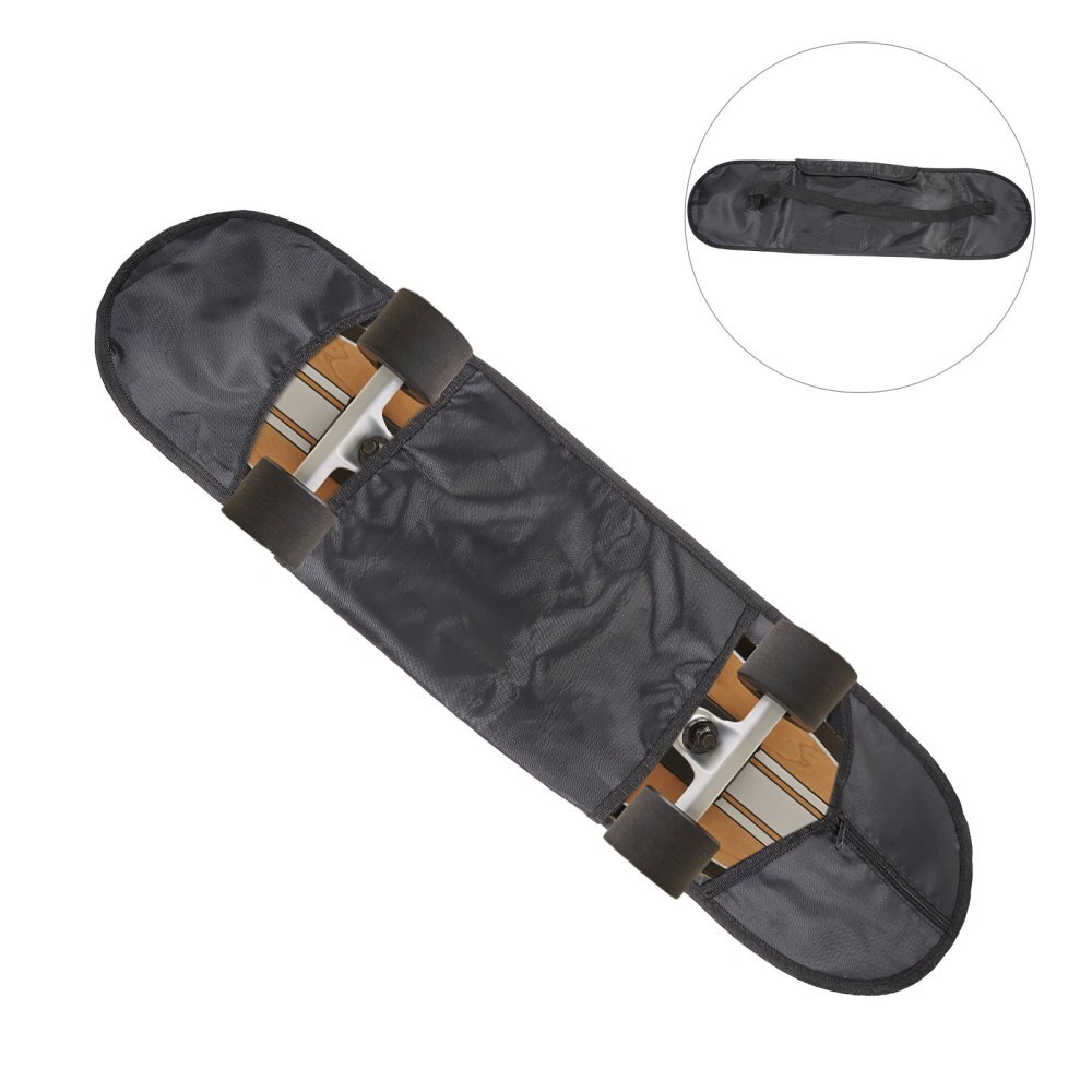 Longboard – sac à dos de transport multifonctionnel, pratique, pour Skateboard (noir): Default Title