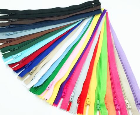 (14 inch ) 35 cm stuks 3#  10 nylon spoelritsen voor kleermakerswerk (kleur naar keuze): Mengen
