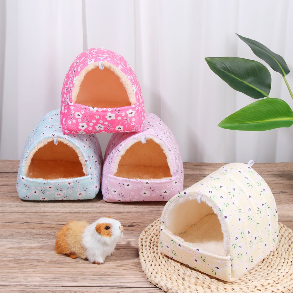 Casa de hámster suave de invierno, Mini Animal, conejo, ardilla, hamaca, nido, conejillo de indias, rata, ratones, cama para dormir cálida, suministros para mascotas