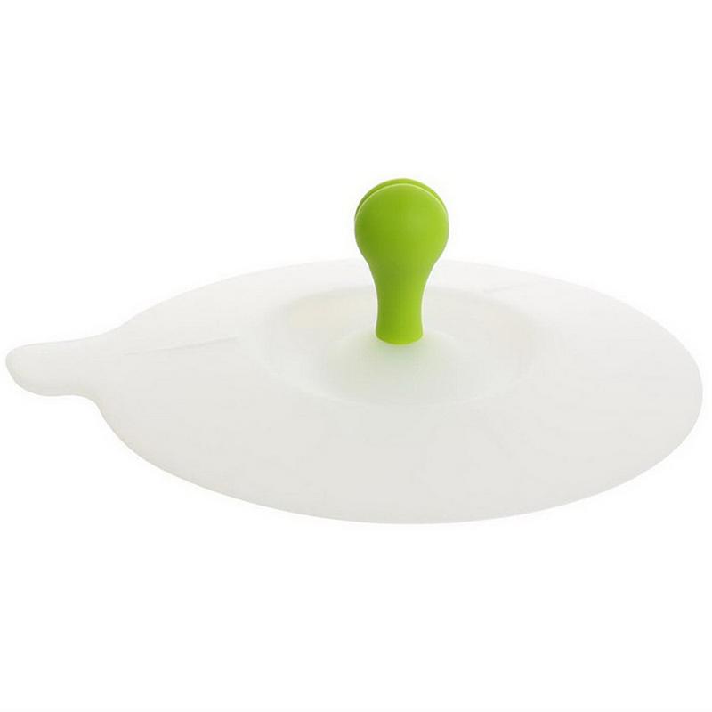 Silikon klippeskje keramisk koppdeksel lokk matvaredekslet varmebestandig trygt sunt silikonlokk til kopper # yw: D