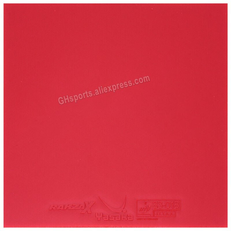 YASAKA RAKZA X SOFT Table Tennis Rubber Pips-In Yasaka Original RAKZAX / RKX SOFT YASAKA Ping Pong Sponge