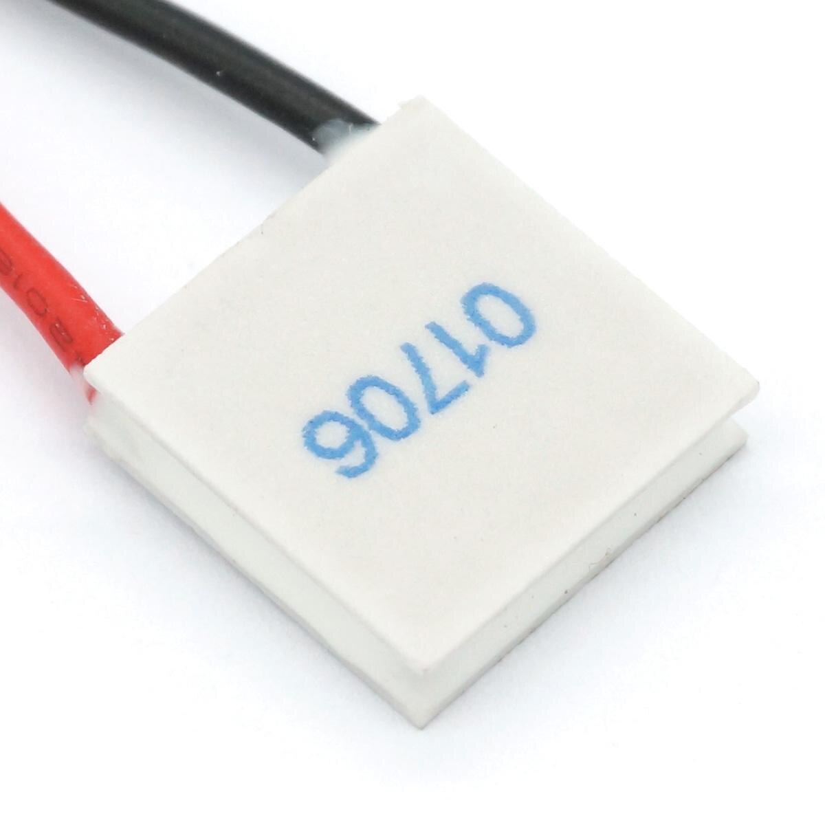 TEC1-01706 6A 2V 6.9W 66C 15x15mm Thermoelectric Cooler Peltier Module for CPU e TEC1-01706 6A 2V 6.9W 66C 15x15mm Thermoelectric Cooler Peltier Module for CPU e