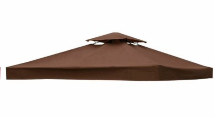 Couverture de gazébo 3x3M, auvent de remplacement, couverture d'extérieur, gril étanche, Patio, barbecue, toit pour abri de jardin, toit Durable: 2*5 M / Bourgogne