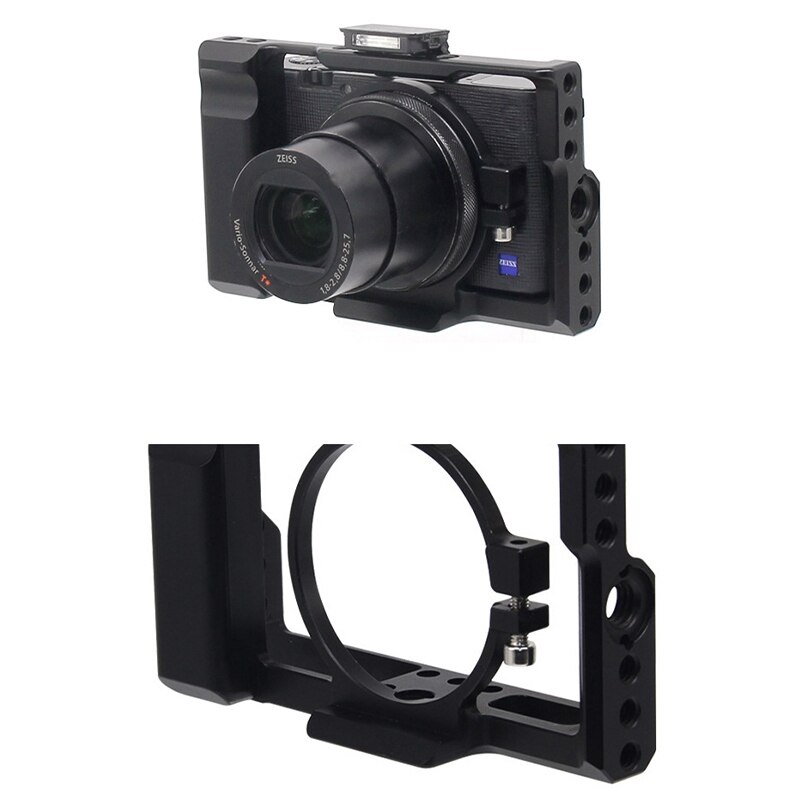 Camera Cage for Sony DSC-RX100 III(M3) IV(M4) V(M5) DSLR Camera Case Cage Camera Rig Cold Shoe