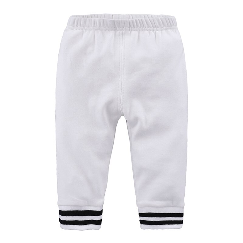 Boys Casual Pants 0-5Y Girls Sweatpants Toddler Kids Casual Clothing Warm Boys Active Sport Cotton Pull-On Pants Autumn Winter: White / 9M