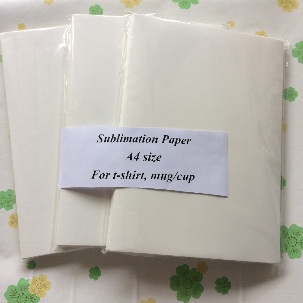 A4 (100 pieces/lot) For heat transfer machine/heat press, sublimatin paper for MARK CUP