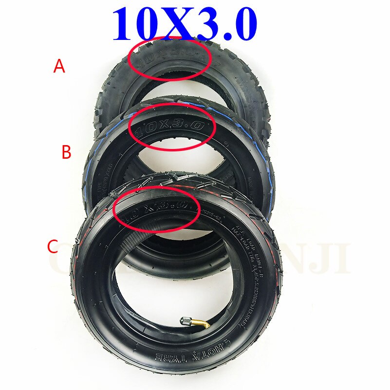 10x3.0 electric scooter Tubeless tire 10*3.0 10x3.00 tube tyre fits 10'' Motor Scooter Go karts ATV Quad Speedway