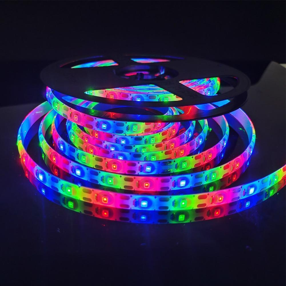 Solar Powered 3/4/5/10M Strip Light Outdoor RGB 2835 Backlight Tape Ribbon Decor LED Flexible Garden Strip Lighting Waterpr U6S2
